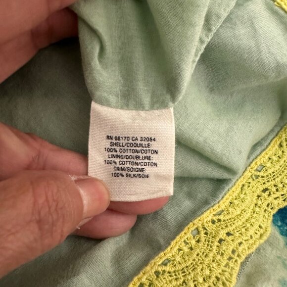 Anthropologie Floret Pencil Mini Dress Beaded Square Split Neck Cap Sleeve Sz 0 - Picture 11 of 15